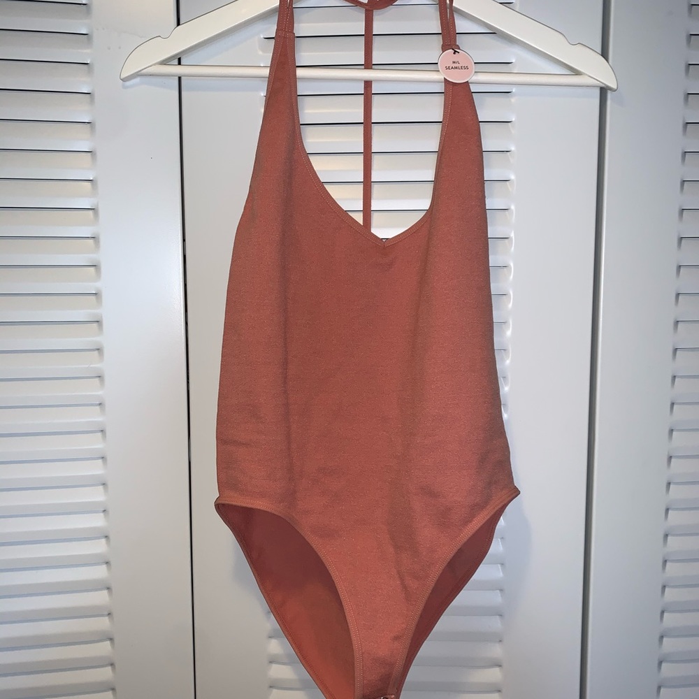 Seamless mauve(dusty pink)bodysuit!Never been worn